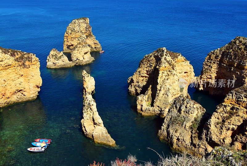 Ponta da Piedade，风景优美的岩层——葡萄牙阿尔加维